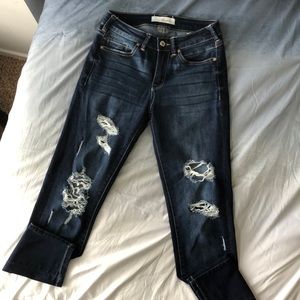 KANCAN DARK WASH SKINNY JEANS 3/25